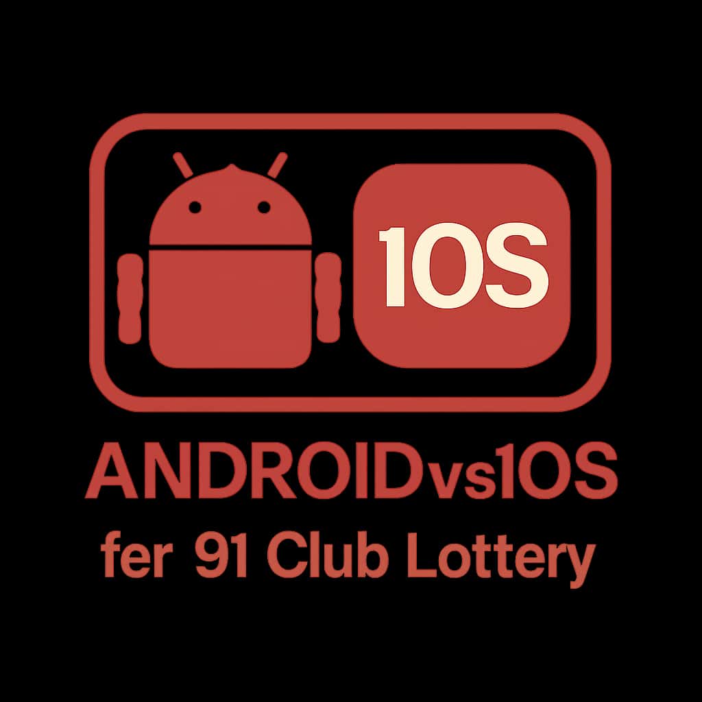 Icon representing Android vs iOS for 91 Club Lottery