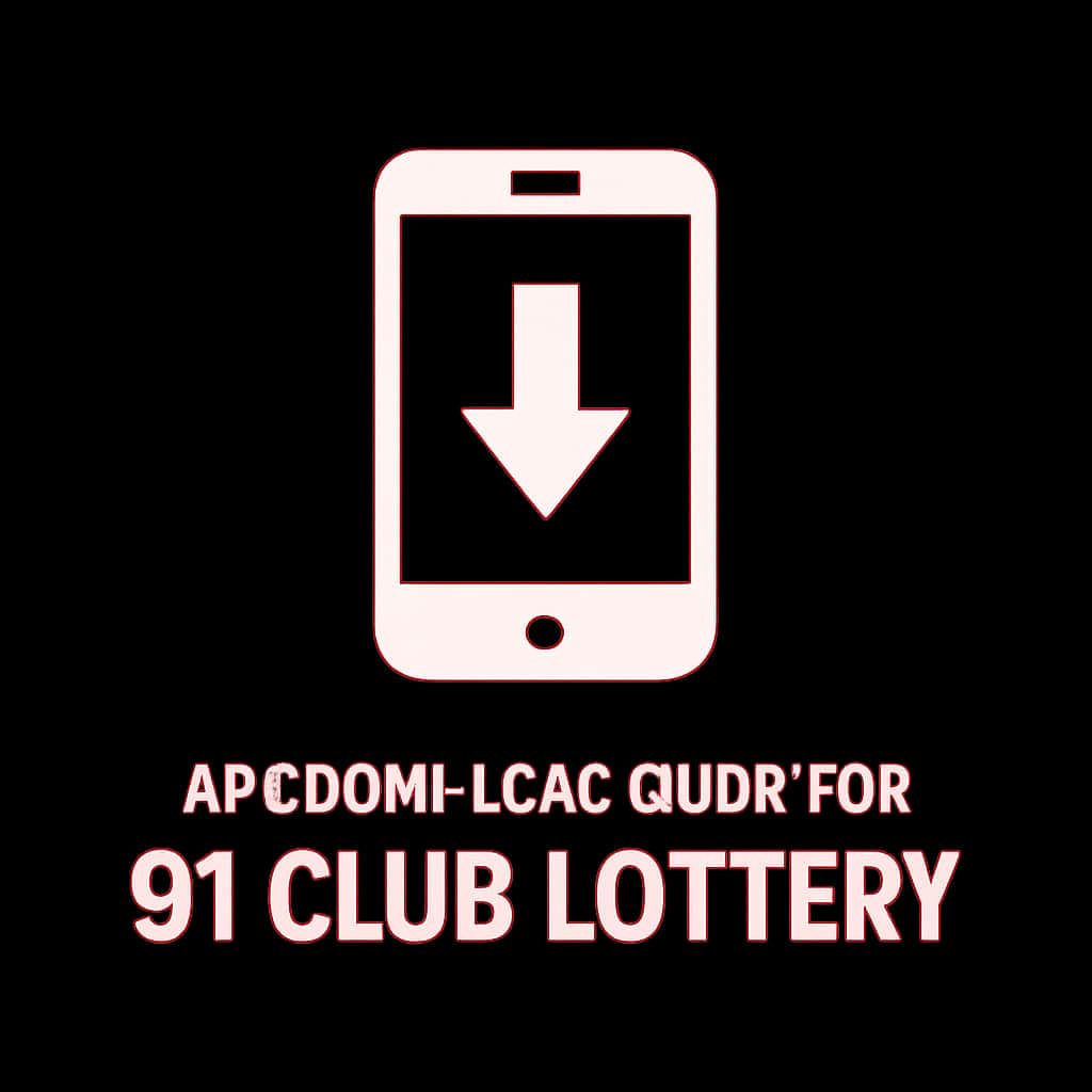 Iconic representation of the APK Download Guide for 91 Club Lottery.