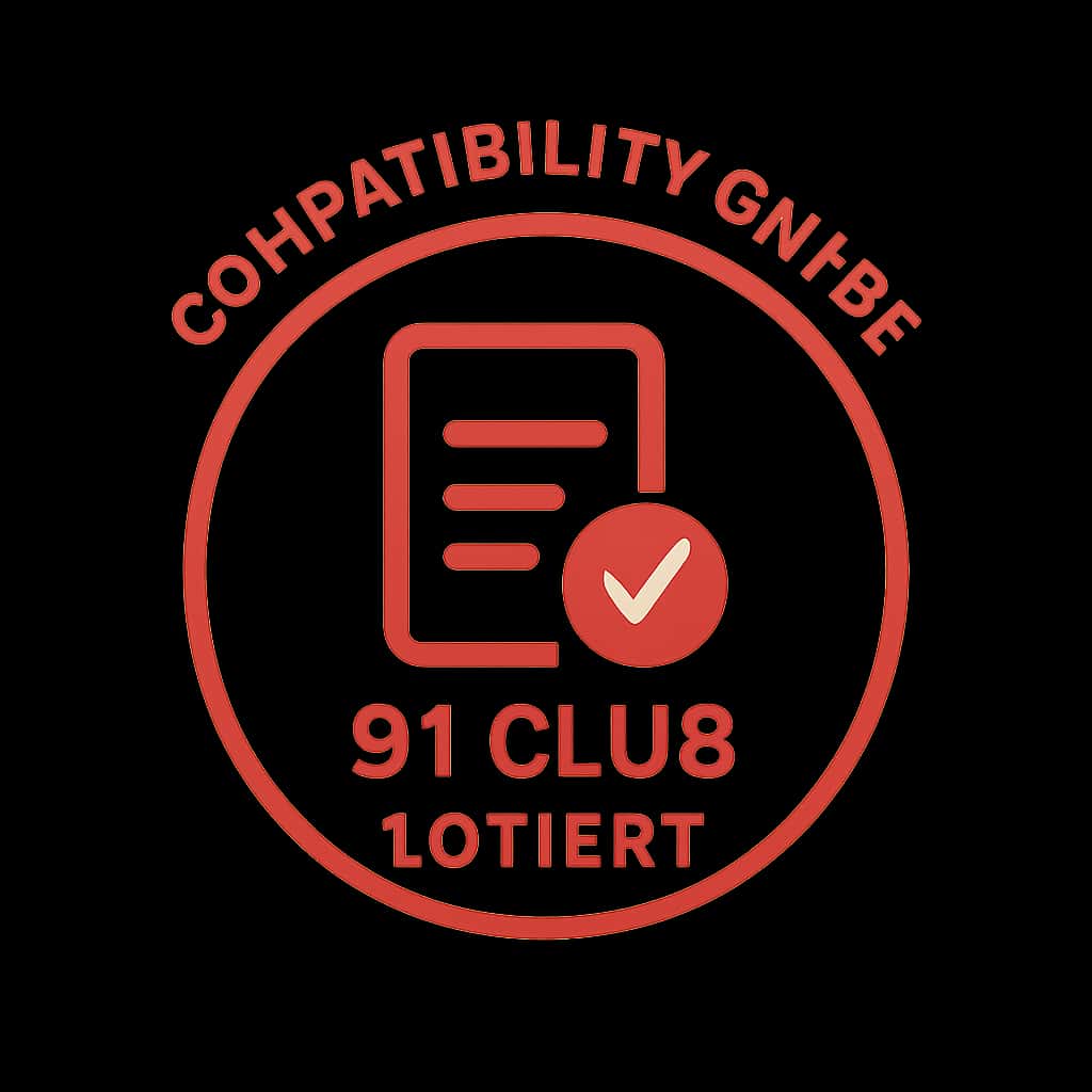 An icon representing the 91 Club Lottery compatibility guide.