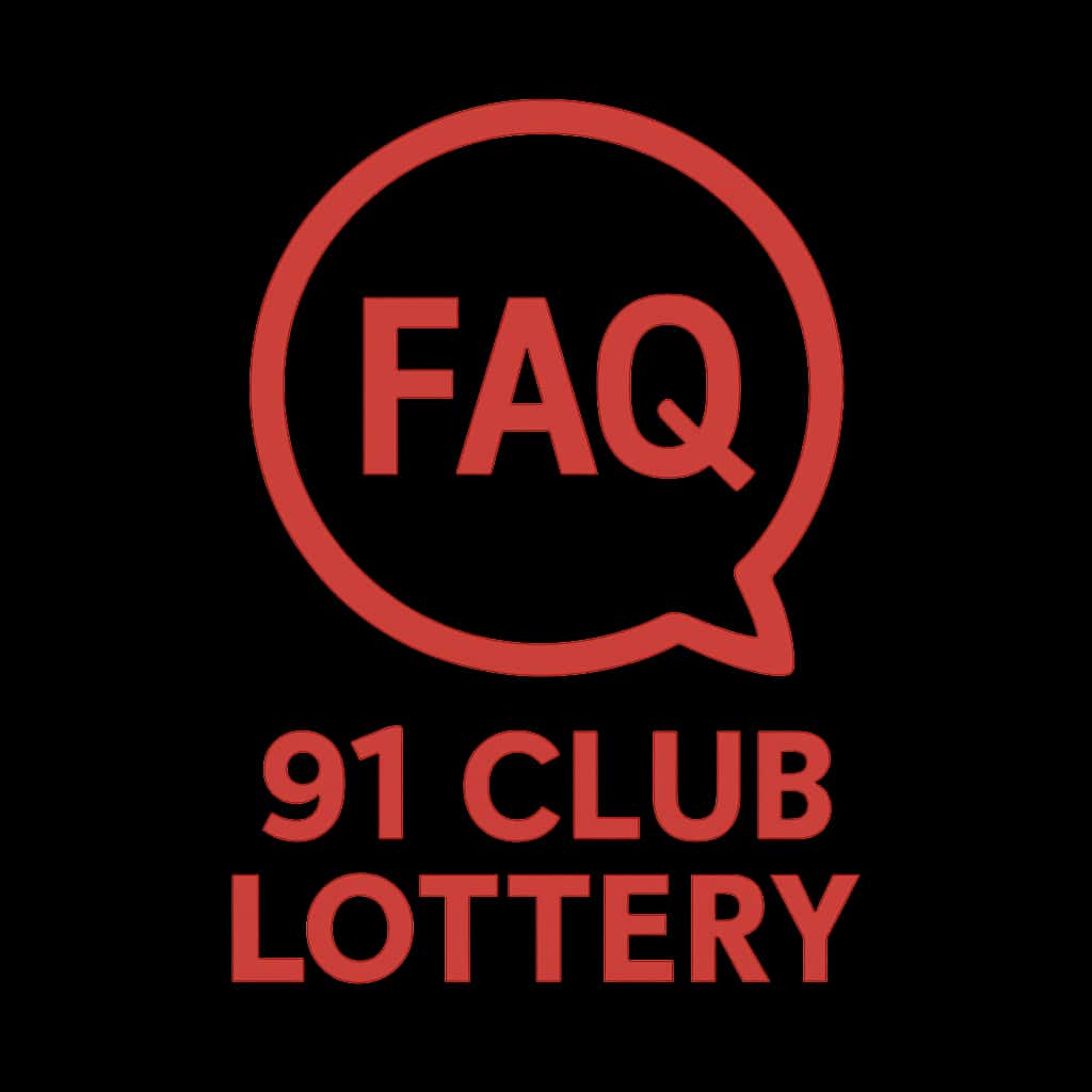 An icon representing FAQs for 91 Club Lottery.