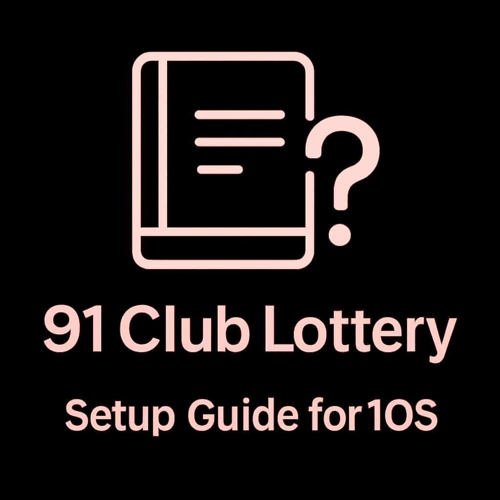 Icon for 91 Club Lottery Setup Guide iOS