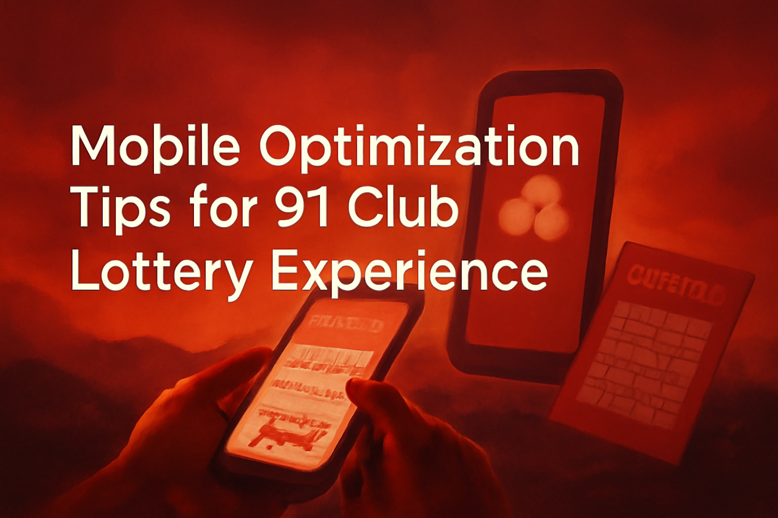 An informational graphic about Update Notifications for the 91 Club Lottery.