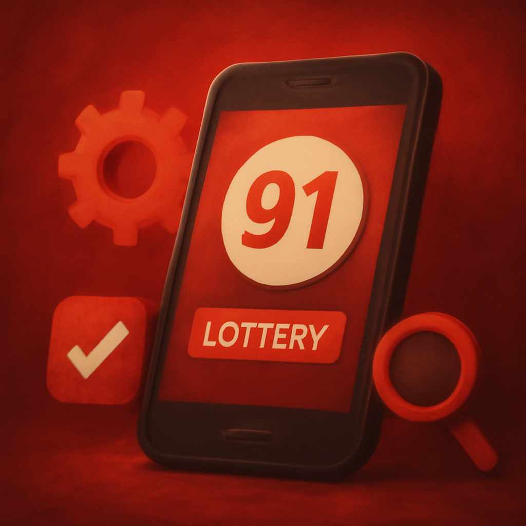 A badge icon representing Update Notifications for the 91 Club Lottery.