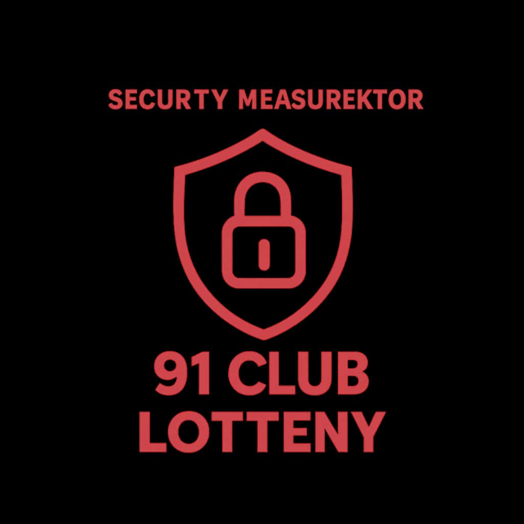 Icon depicting security measures for 91 Club Lottery.