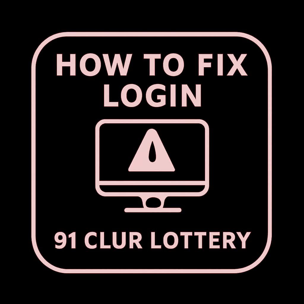 An icon representing the 91 Club Lottery login support.